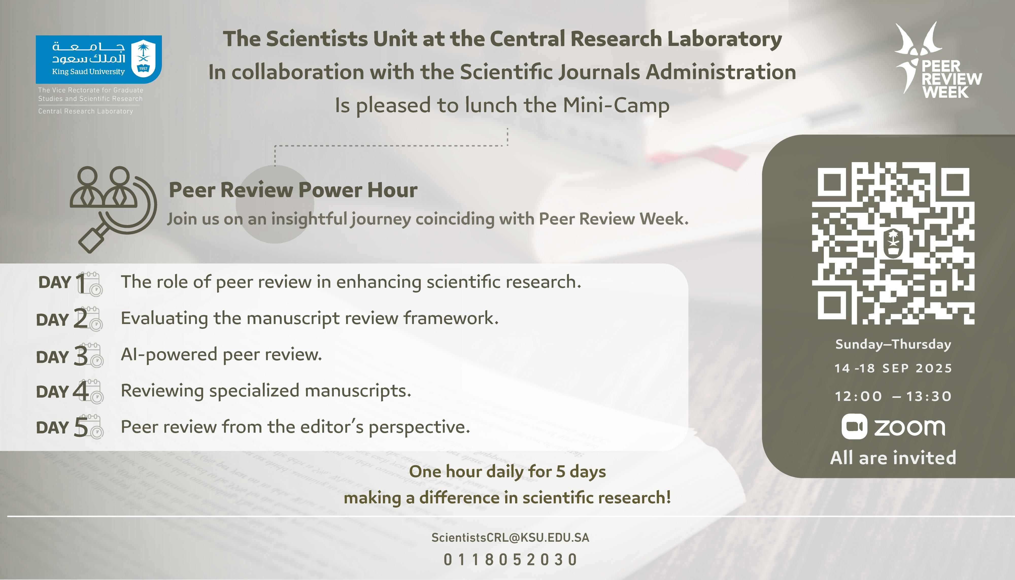 Peer Review Power Hour